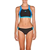 ARENA Damen Ren Two Pieces Bikini, Black-Pix Blue-Turqu, 44